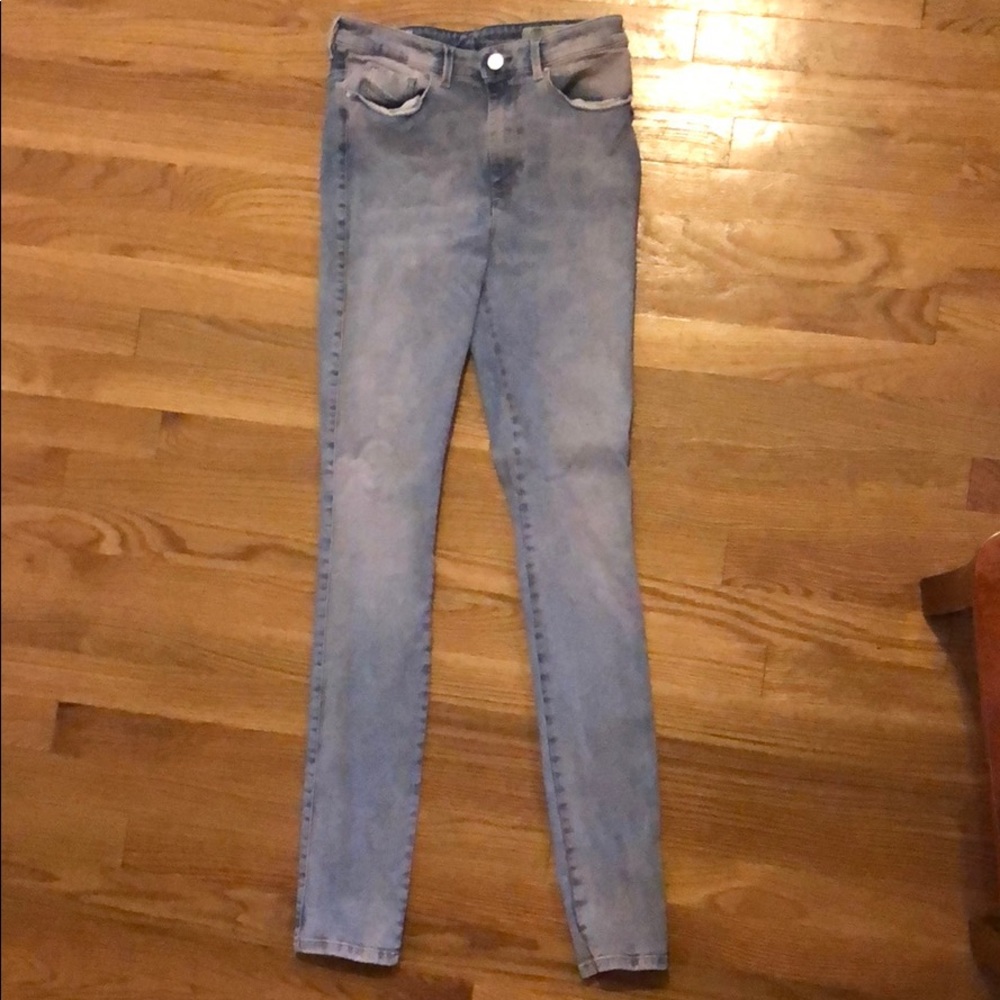 Diesel high waisted skinny jeans